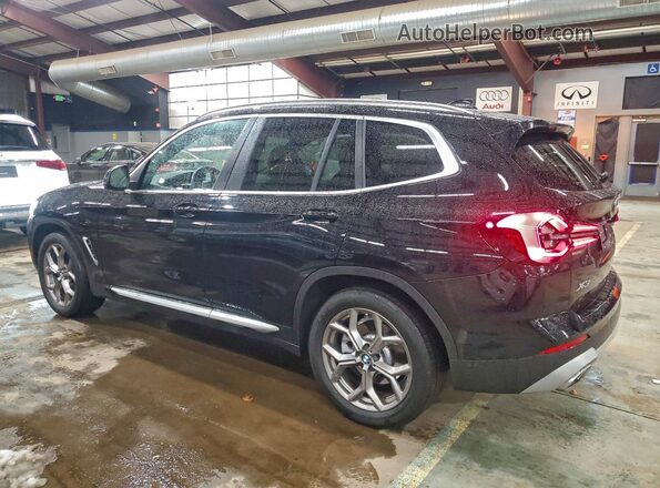 WBX57DP01RN248386 2024 BMW X3 Black უკანა მარჯვენა