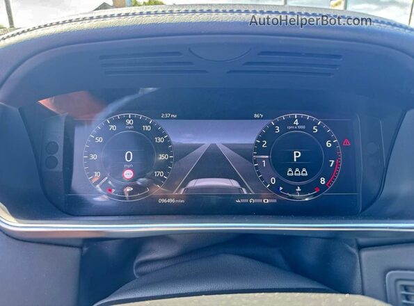 SALGS5SE9MA415972 2021 LAND ROVER RANGE Black Սարքավորումների վահանակի տեսք