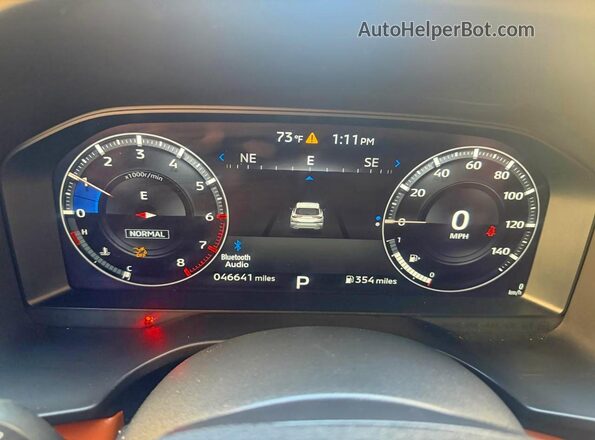 JA4J4VA81NZ091481 2022 MITSUBISHI OUTLANDER Белый Вид щитка приборов