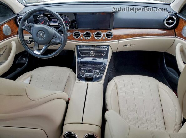 WDDZF4KB5HA130797 2017 MERCEDES-BENZ E White Vista del cuadro de instrumentos