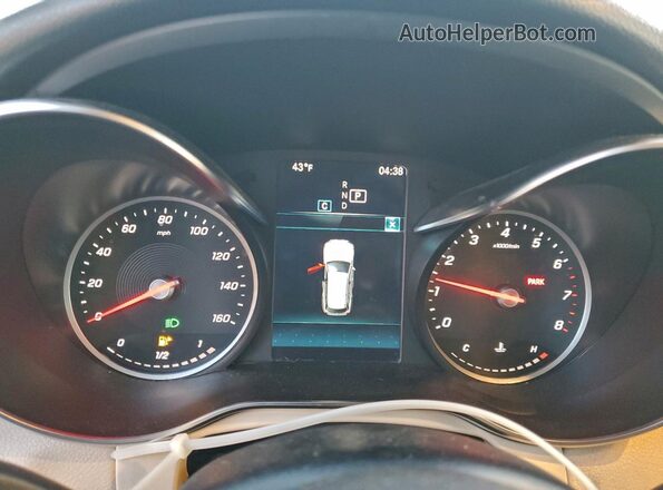WDC0G8EB0LF741099 2020 MERCEDES-BENZ GLC-CLASS White უკანა სავარძლების ხედი