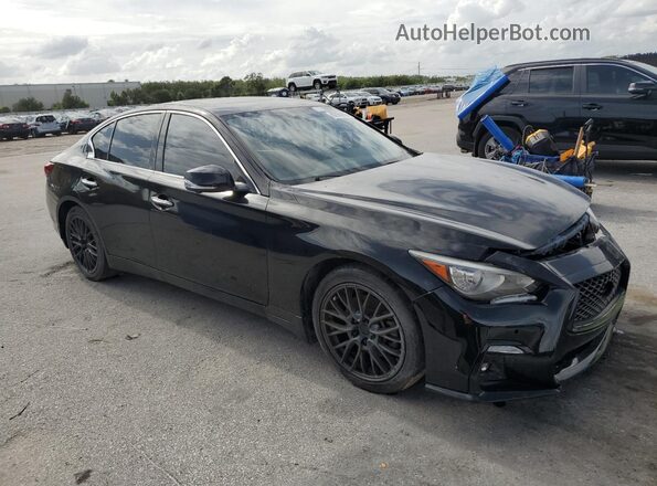 JN1EV7AP9KM541848 2019 INFINITI Q50 Black Вид спереду