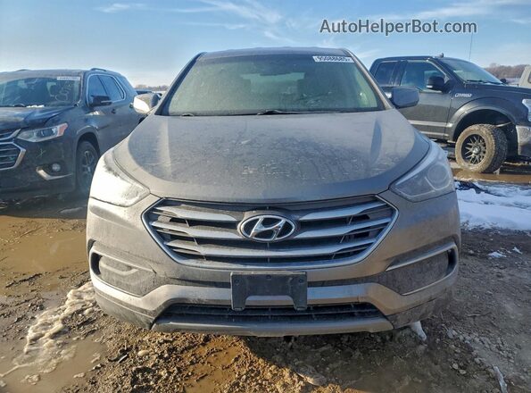 5XYZTDLB3JG551666 2018 HYUNDAI SANTA FE Gray 