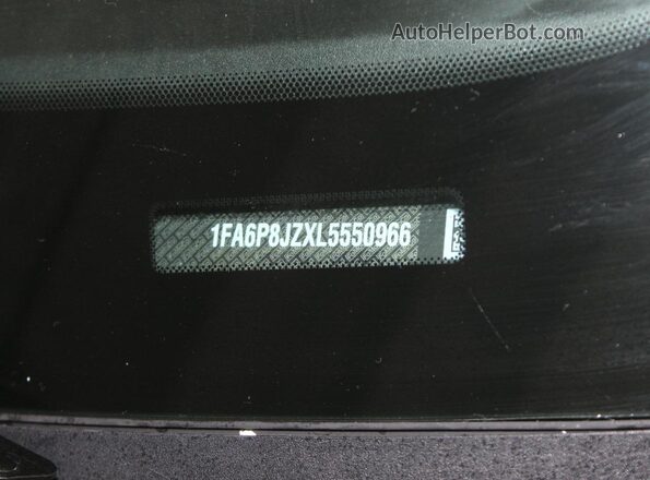 1FA6P8JZXL5550966 2020 FORD MUSTANG Green 