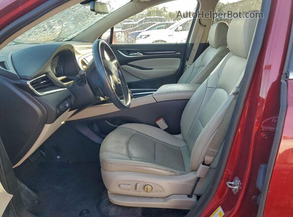 5GAERBKWXKJ218163 2019 BUICK ENCLAVE Red Widok deski rozdzielczej