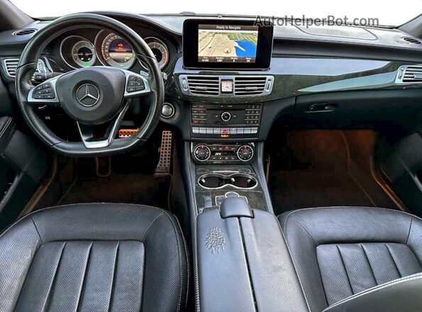 WDDLJ6FB7GA181601 2016 MERCEDES-BENZ CLS-CLASS Black Вид щитка приладів