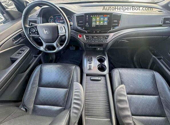 5FNYF8H52MB024288 2021 HONDA PASSPORT Charcoal Rear seats view