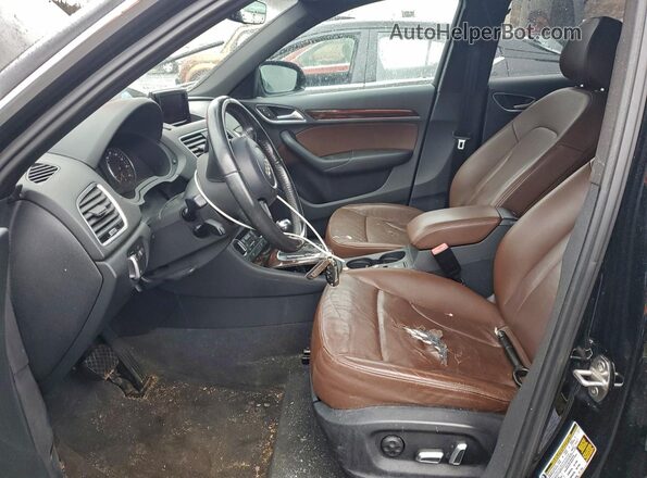 WA1JCCFSXHR006802 2017 AUDI Q3 Black Առջևի վահանակի տեսք