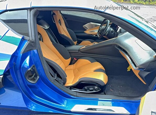 1G1YC2D4XM5122952 2021 CHEVROLET CORVETTE Blue Vista trasera