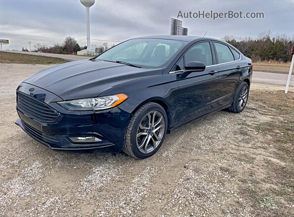 3FA6P0HD2HR226412 2017 FORD FUSION Black უკანა მარჯვენა