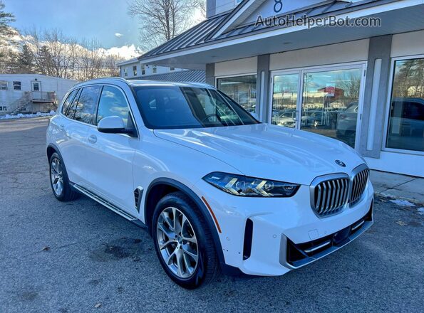 5UX43EU01S9Y38941 2025 BMW X5 White უკანა მარცხენა