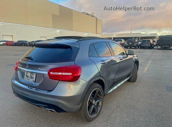 WDCTG4GB7HJ296321 2017 MERCEDES-BENZ GLA Gray Widok z przodu