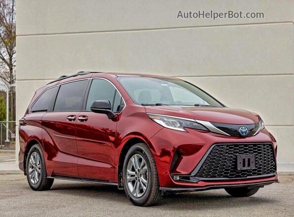 5TDXSKFC5NS055750 2022 TOYOTA SIENNA Burgundy 