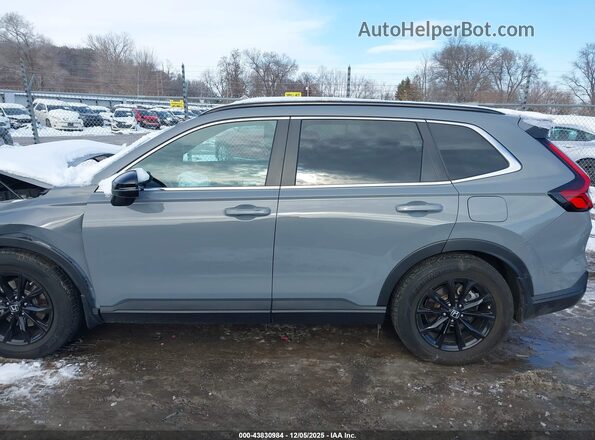 7FARS5H86RE015601 2024 HONDA CR-V Gray უკანა სალონის ხედი