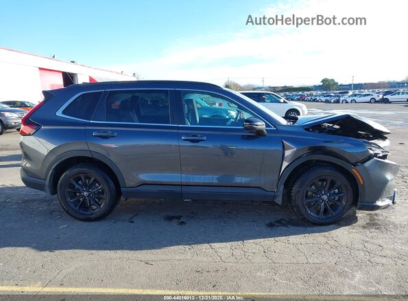 7FARS6H84RE046965 2024 HONDA CR-V Gray Widok wnętrza z tyłu