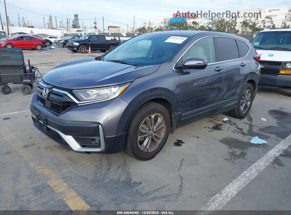7FARW1H83NE000075 2022 HONDA CR-V Серый Передняя левая четверть