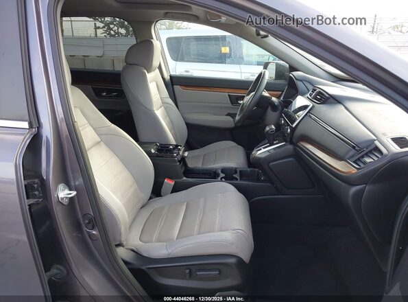 7FARW1H83NE000075 2022 HONDA CR-V Серый Вид салона спереди