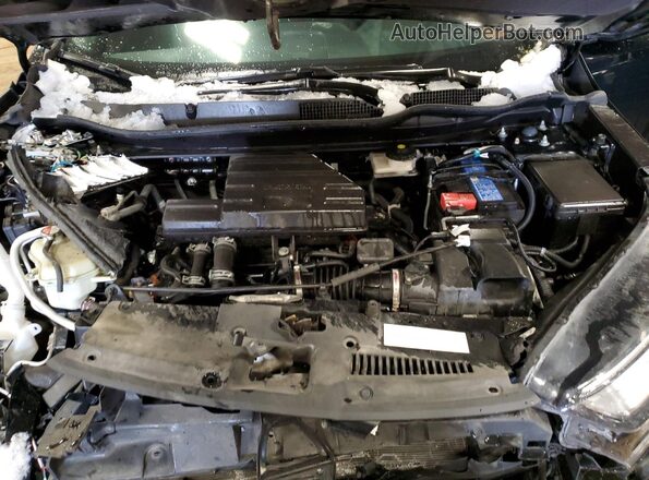 7FARW2H97NE040660 2022 HONDA CR-V Black Vista del compartimento del motor
