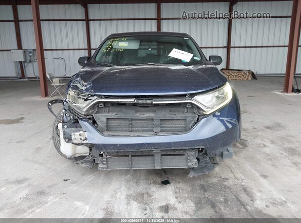 7FARW5H3XHE002776 2017 HONDA CR-V Blue ხელსაწყოთა პანელის ხედი