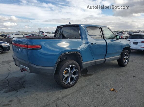 7FCTGAAA3PN023740 2023 RIVIAN R1T Blue Задня права чверть