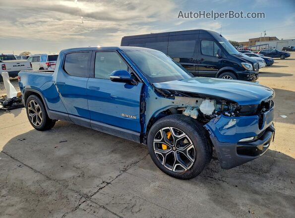 7FCTGAAA9NN011962 2022 RIVIAN R1T Blue Передня права чверть
