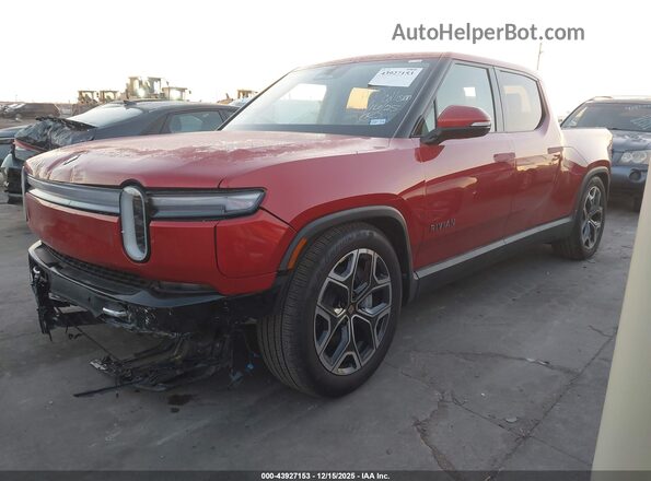 7FCTGCAA1TN043362 2026 RIVIAN R1T Red Vista tres cuartos delantera izquierda