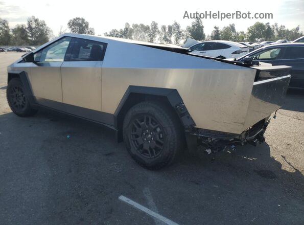 7G2CEHED3SA075878 2025 TESLA CYBERTRUCK Silver Задня ліва чверть