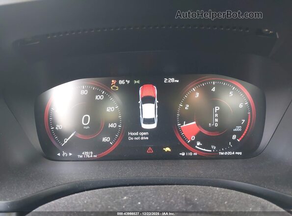 7JR102FK8LG030451 2020 VOLVO S60 Gray Vista de los asientos traseros