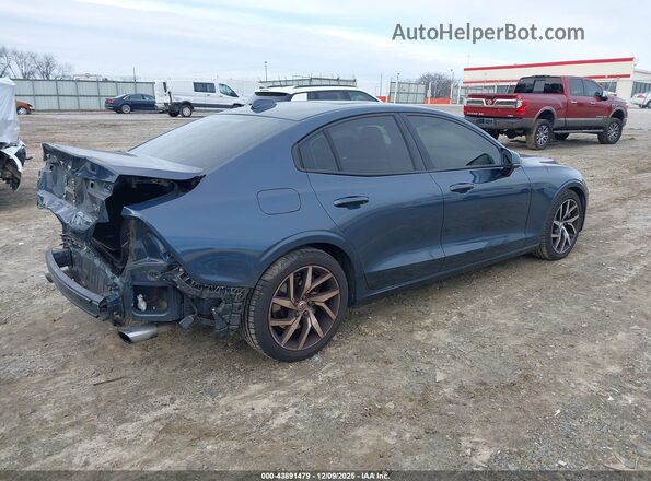 7JRA22TK2LG049110 2020 VOLVO S60 Blue Задня права чверть