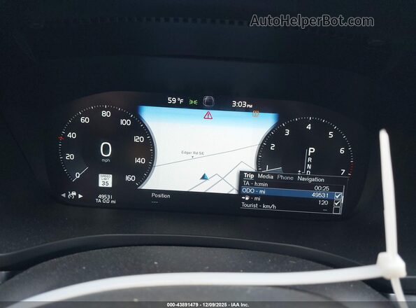 7JRA22TK2LG049110 2020 VOLVO S60 Blue Вид задніх сидінь