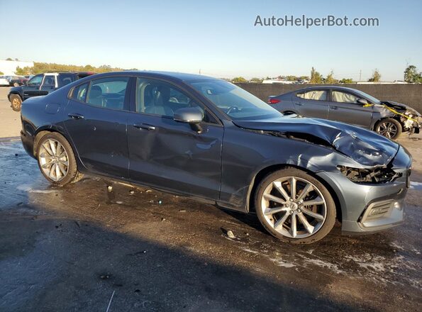 7JRA22TK4KG014437 2019 VOLVO S60 Blue Передня права чверть