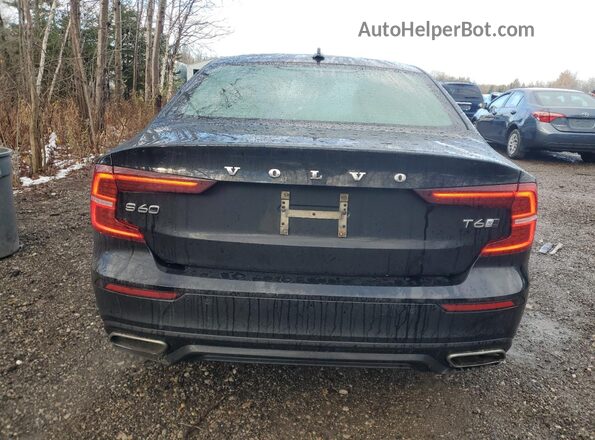 7JRA22TM7KG003059 2019 VOLVO S60 Black Widok z tyłu