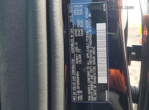 7JRL12FH2RG281954 2024 VOLVO S60 Black 