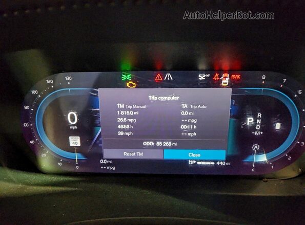 7JRL12GC1SG365644 2025 VOLVO S60 Gray Вид щитка приладів