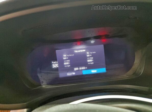 7JRL12TL7RG316545 2024 VOLVO S60 Blue Вид щитка приладів