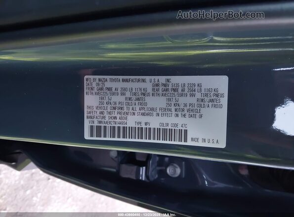 7MMVAAEW2TN144954 2026 MAZDA CX-50 HYBRID Black ძრავის განყოფილების ხედი