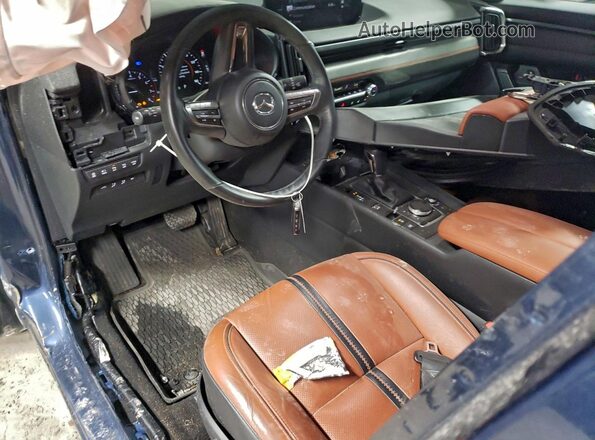 7MMVABEYXPN141930 2023 MAZDA CX-5 Blue Vista del salpicadero