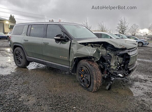 7PDSGABL6RN034809 2024 RIVIAN R1S Green Передня права чверть