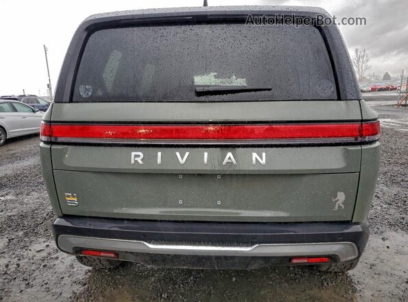 7PDSGABL6RN034809 2024 RIVIAN R1S Green Вид ззаду