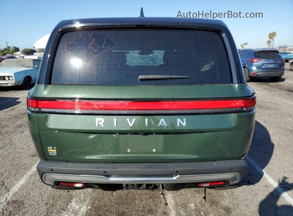 7PDSGABL9NN001782 2022 RIVIAN R1S Green Rear view