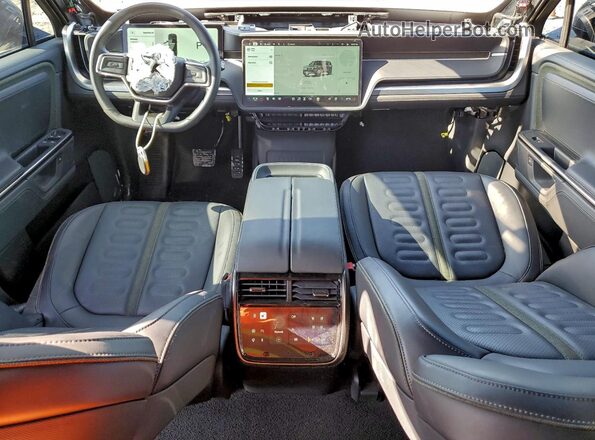 7PDSGBBA2SN048006 2025 RIVIAN R1S Gray წინა პანელის ხედი