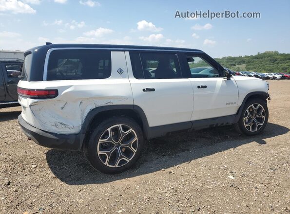 7PDSGBBA8SN047751 2025 RIVIAN R1S White Задня права чверть