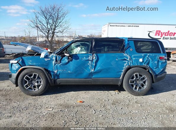 7PDSGBBA9RN044335 2024 RIVIAN R1S Light Blue Панорамный вид салона 360°