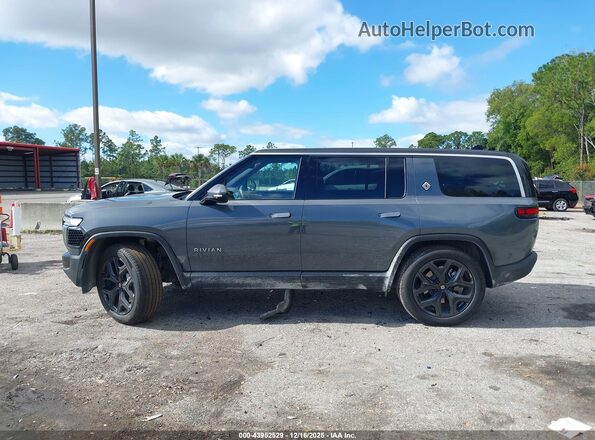 7PDSGBBAXSN064535 2025 RIVIAN R1S Gray სალონის 360-გრადუსიანი ხედი