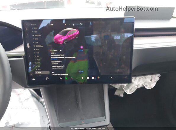 7SAXCAE58SF469201 2025 TESLA MODEL X Red 