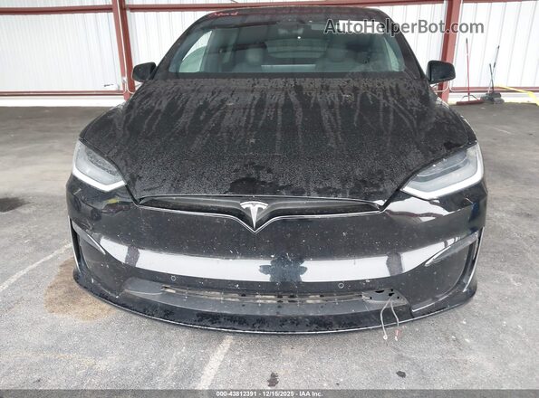 7SAXCBE50NF328651 2022 TESLA MODEL X Черный Вид спереди