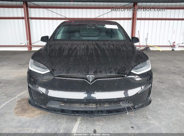 7SAXCBE50NF328651 2022 TESLA MODEL X Черный Вид задней части салона