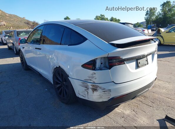 7SAXCBE50PF385113 2023 TESLA MODEL X White Trasero izquierdo