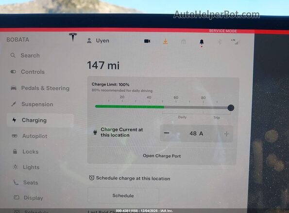 7SAXCBE50PF385113 2023 TESLA MODEL X White 
