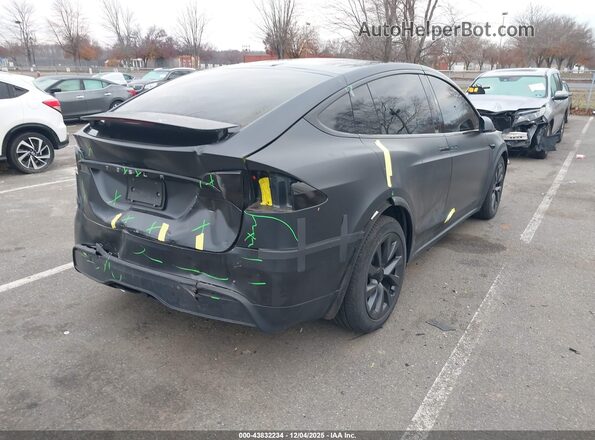 7SAXCBE5XRF457745 2024 TESLA MODEL X Gray Հետևի աջ
